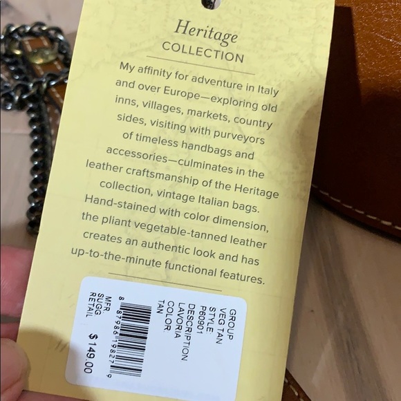 Patricia Nash Lavoria Brown Cross body bag NWT - Picture 8 of 8